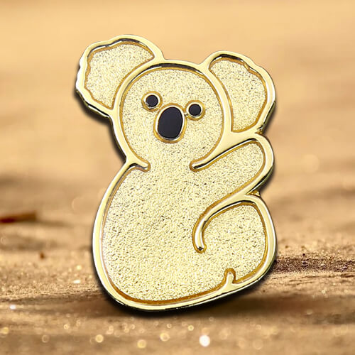 Sandblast or Engraved Lapel Pins