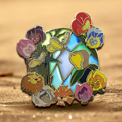 Transparent Glass Enamel Pins